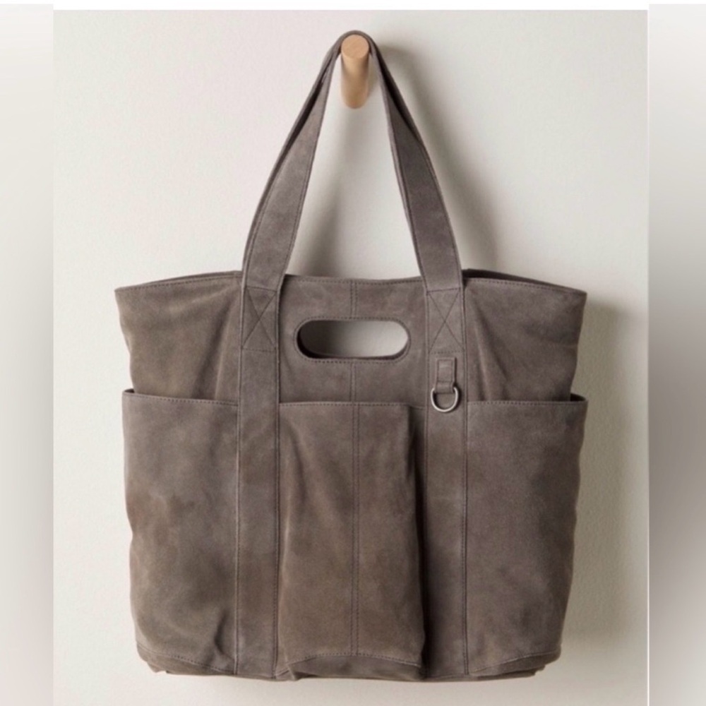 NWT Free People Suede Caravan Tote